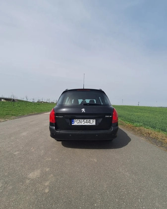 Peugeot 308 cena 14800 przebieg: 109350, rok produkcji 2012 z Gniezno małe 352